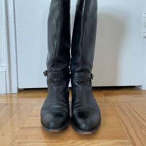 Frye ‘Melissa Seam Tall’ boots in black, size 8.5